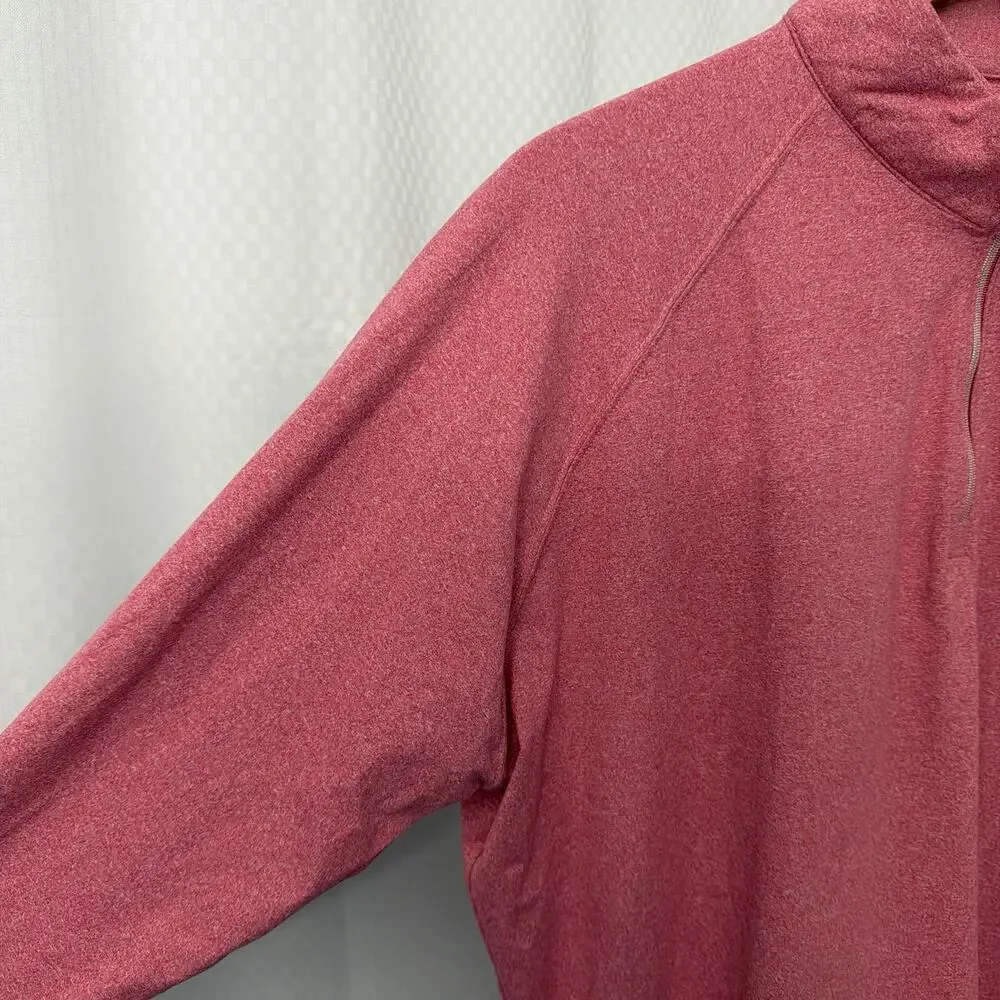 Holderness & Bourne The Westland 1/4 Zip Mens XL Golf Pullover Tailored Fit Red - Picture 7 of 12
